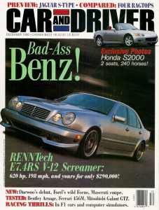 CAR & DRIVER 1998 DEC - RENNTech V12, MASERATI 3200GT